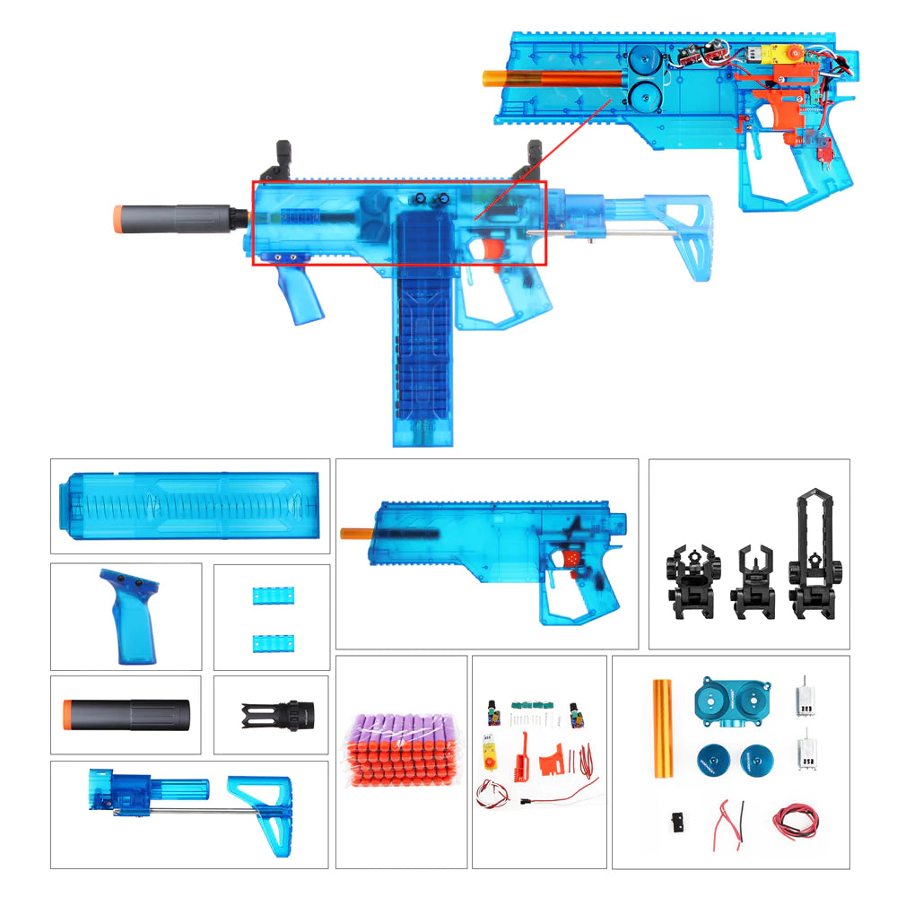 Worker Dominator Full Auto Foam Blaster DIY Kit-Kublai-Kublai