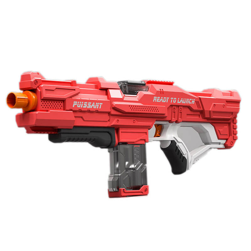 996 Electric Water Suction High Pressure Water Gun Long Distance Outdoor Summer Toy-Biu Blaster-red-Uenel