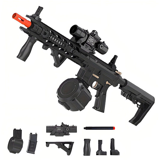 M4 Electric Gel Ball [7.4v High Speed Upgrade] Toy Rifle-Black