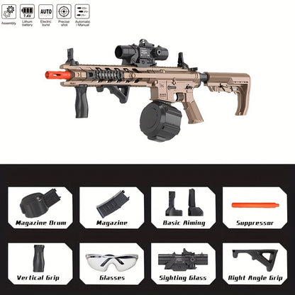 M4 Electric Gel Ball [7.4v High Speed Upgrade] Toy Rifle-WH28B-4