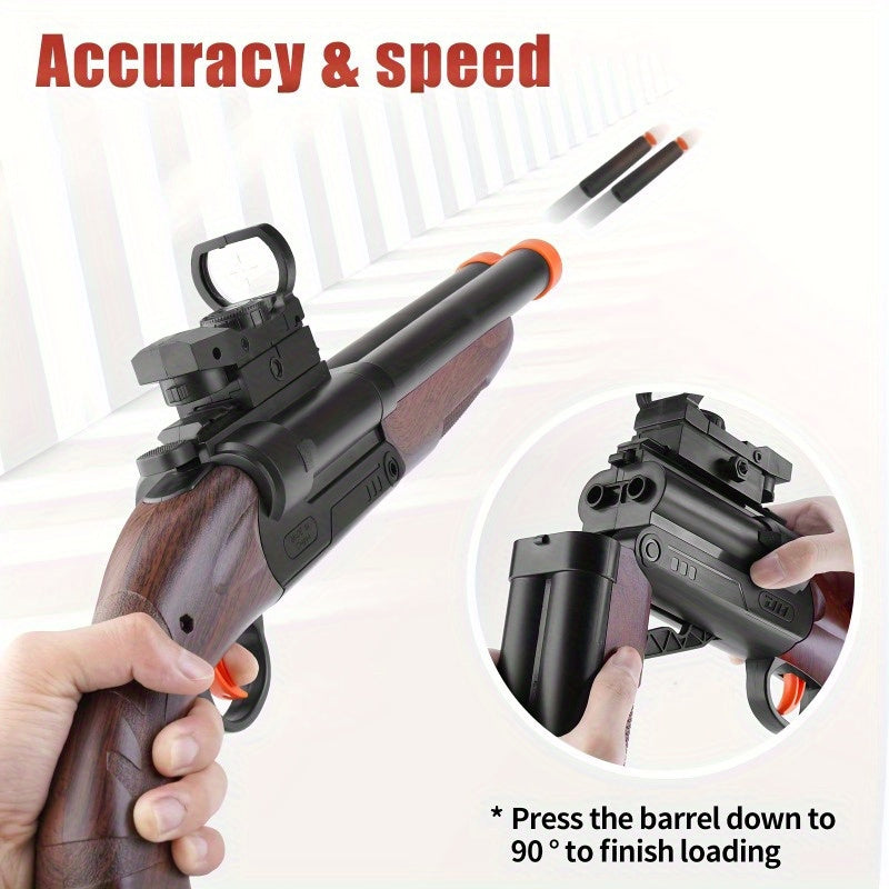 S686 Soft Bullet Gun, Simulation Soft Bullet Shell Ejection Toy Gun