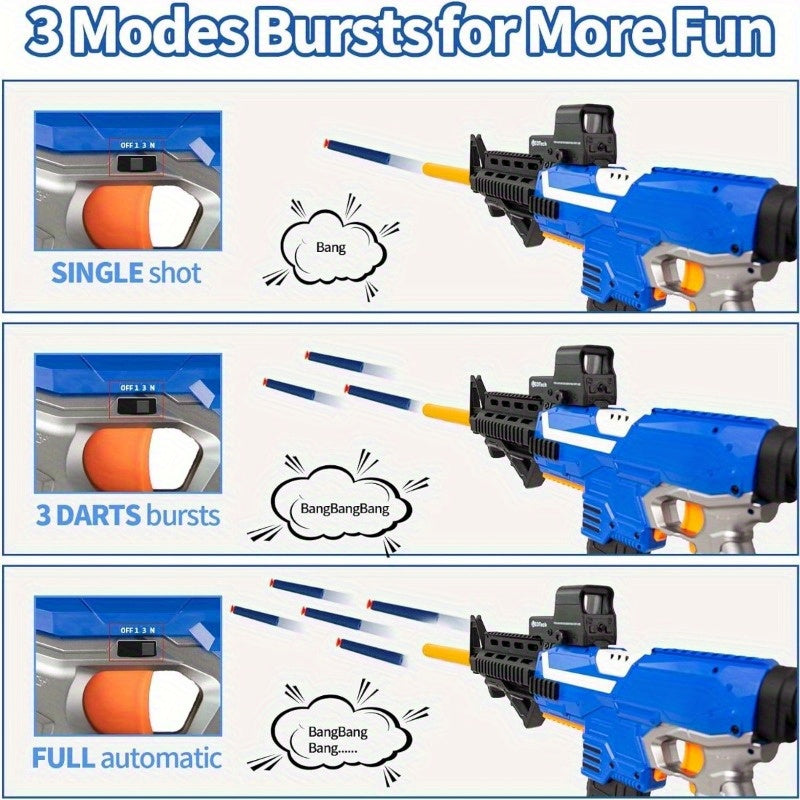 Toy Gun Automatic Sniper Rifle for Nerf Guns Bullets SBL-02A-Blue