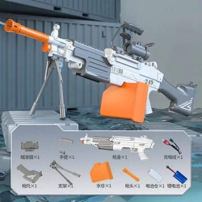 M249 SAW Electric Auto Large Capacity Squirt Blaster