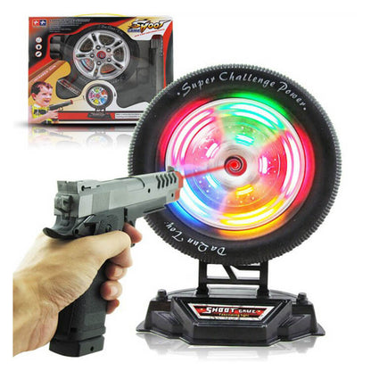 Laser Game Simulation Model Toy Gun Tire Target for Kids-Kublai-Kublai