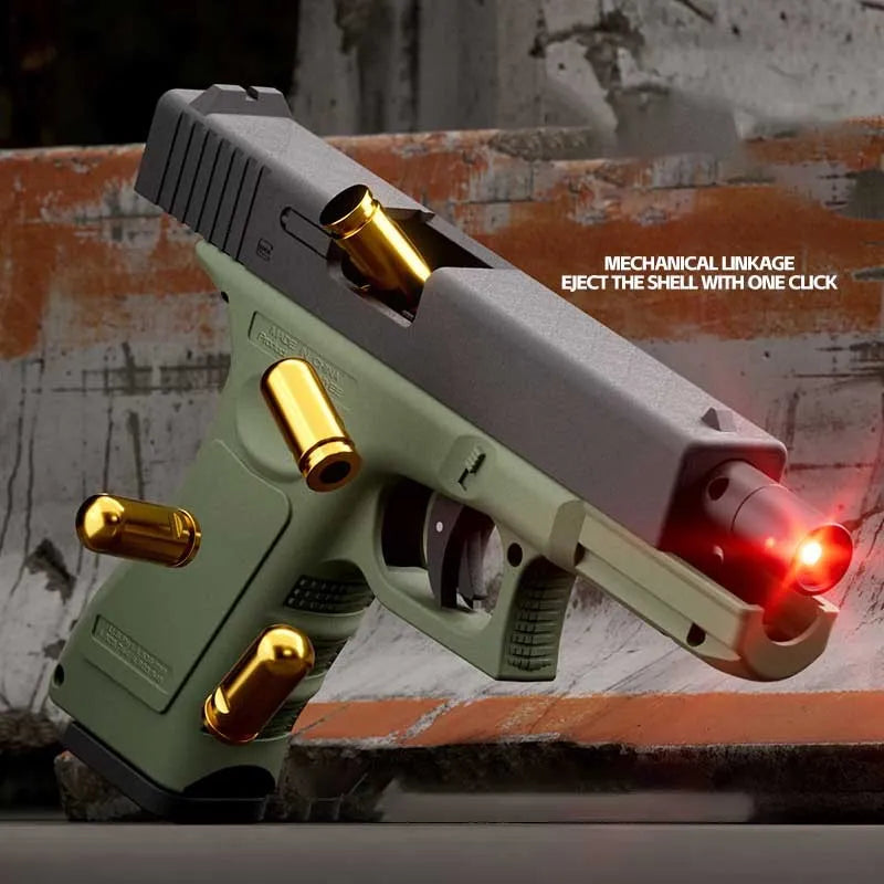 Glock Shell Ejecting Laser Tag Foam Dart Blaster