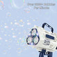Neptune Bubble Machine Gun - 24 Holes Bazooka Automatic Bubble Blaster with Light for Parties, Wedding, Birthday-Biu Blaster-Uenel