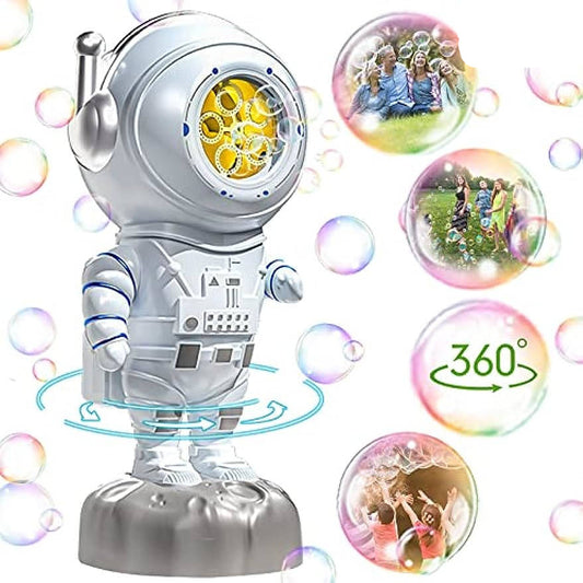 Rechargeable Robot Bubble Machine Maker for Kids Toddlers Rotating 90° & 360°, Max 12000+ Bubbles/min (US Stock)-Biu Blaster-Uenel