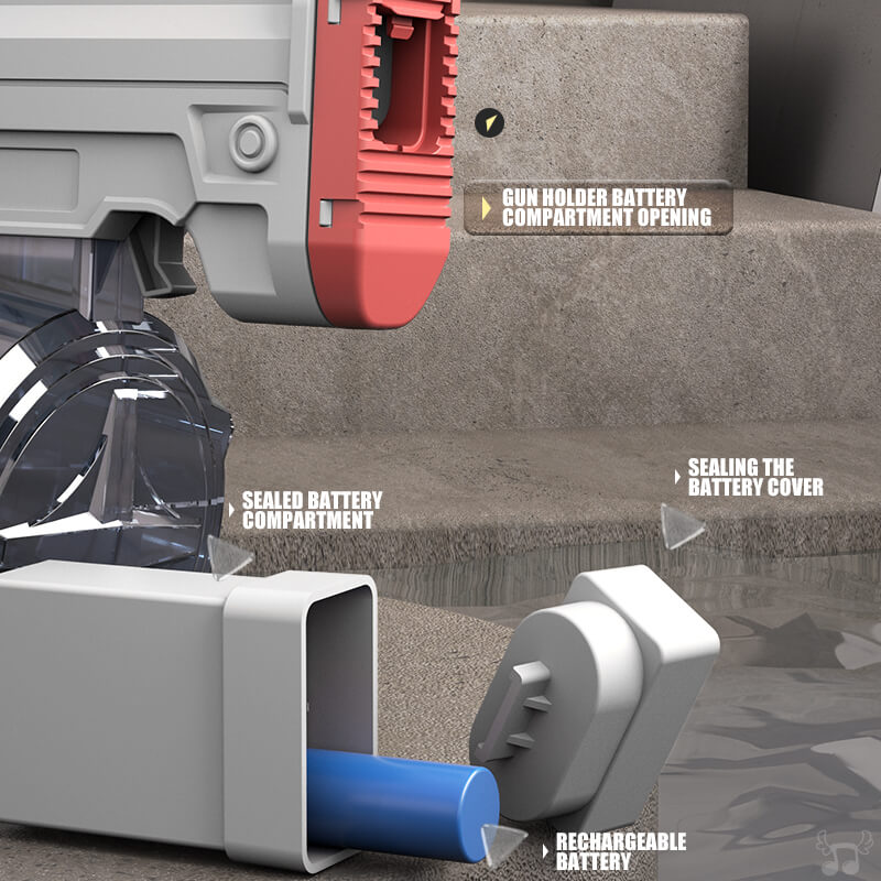 Electric High Speed Drum Fed QBZ-95 Water Blaster Toy Gun-Biu Blaster-Uenel