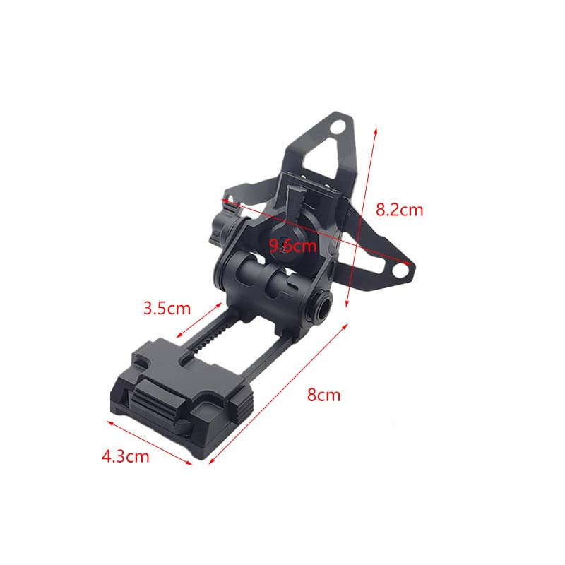 L4G69 NVG Metal Mount Integration Tactical Helmet Accessories Adjustable Mount Compatible PVS15 PVS18 PVS31 GPNVG18