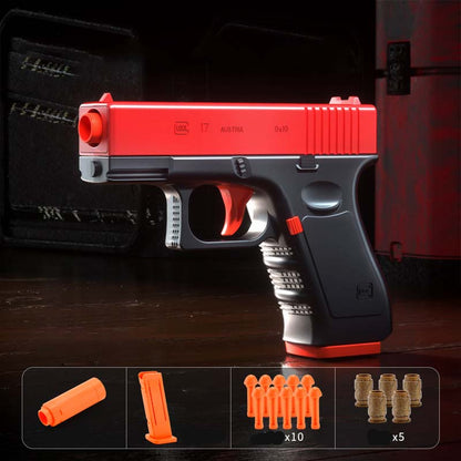 3D Printed Glock Shell Eject Blaster Fidget Stress Relief Toy Gun