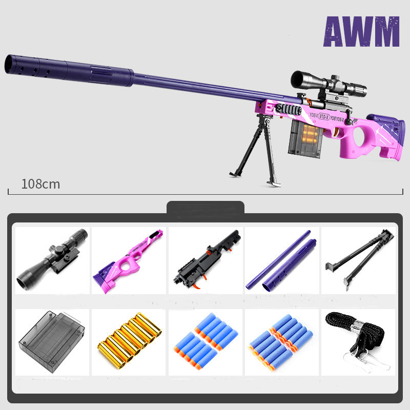 AWM Shell Ejection Sniper Rifle Toy Gun