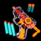 Kids Toy Handheld Transparent Shell Manual Foam Blaster