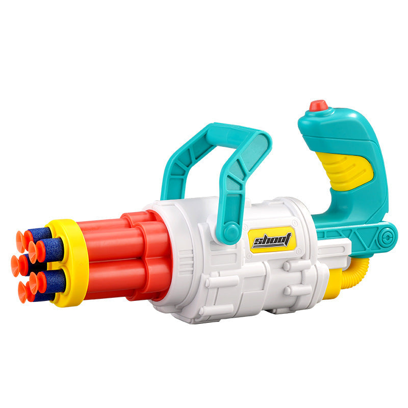 Mini Gatling Rotating Barrel Kids Soft Bullet Toy Gun-Kublai-Kublai