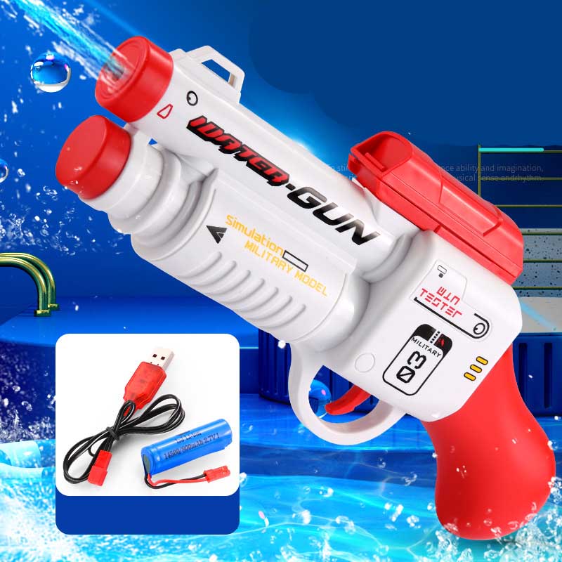 JK 1014 Autoamtic Water Blaster Summer Beach Toy-Biu Blaster-red-Uenel