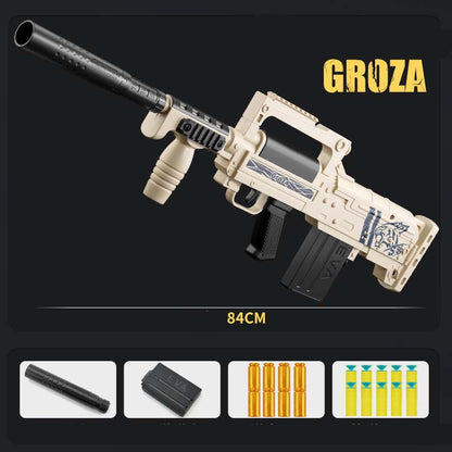 Groza Manual Shell Ejecting Mag-Fed Foam Dart Blaster