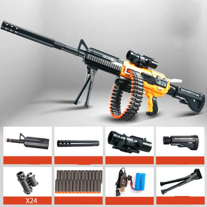 RQ Electric HK416 Modular Belt-Fed Foam Dart Blaster-Kublai-orange-Kublai