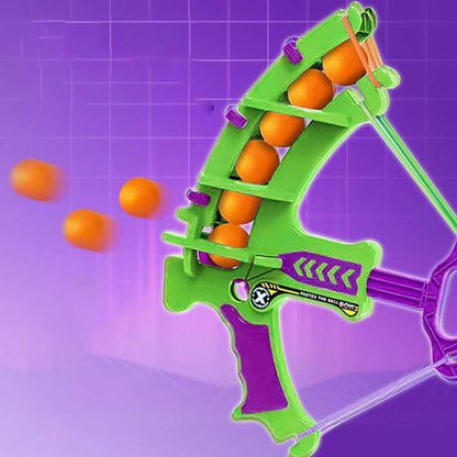 Carrot Bow Manual Shooting Foam Ball Blaster