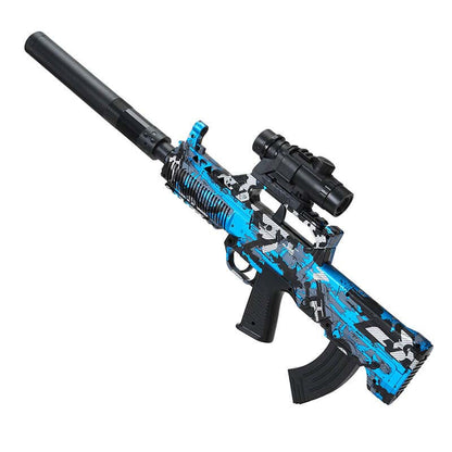 Electric Manual/Auto Bullpup QBZ-95 Gel Ball Blaster-Kublai-blue-Kublai