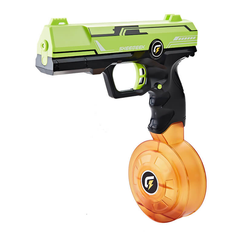 Electric Summer Toy Water Guns Pistol Automatic Squirt Gun with 2 Mags 500cc, 32 FT Powelful Long Distance-Biu Blaster-Uenel