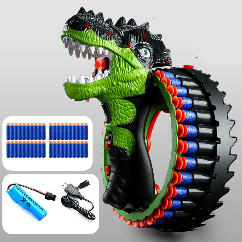 Dinosaur Electric Auto Wristband Rotating Foam Dart Blaster-Kublai-Kublai