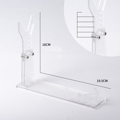 Acrylic Transparent Adjustable Pistol Toys Display Stand