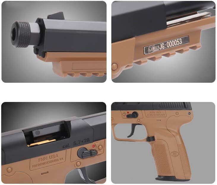 Five-Seven FN57 Shell Ejecting Laser Toy Gun-Kublai-Kublai