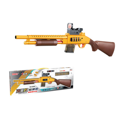 Mini M870 Shell Ejecting Soft Bullet Dart Blaster-Kublai-Kublai