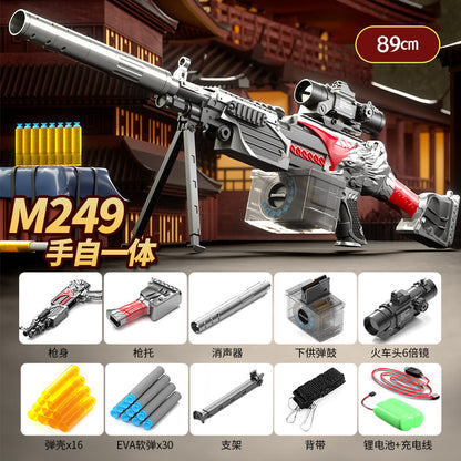 Luo Chen Gold Dragon M249 Auto Shell Ejecting Foam Blaster