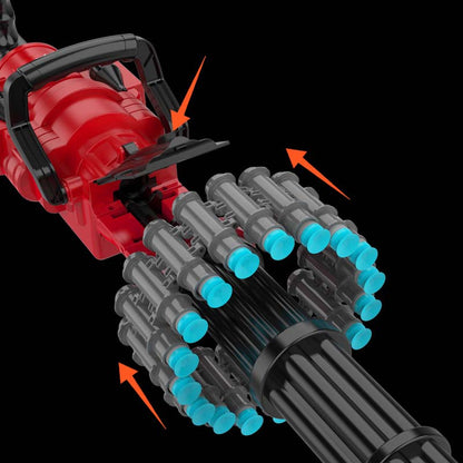 Manual Action Gatling Belt Fed Foam Dart Blaster