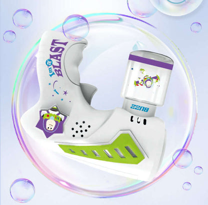 Buzz Lightyear Bubble Blower Toy Gun 10-Hole-Biu Blaster-Uenel