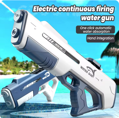 Electric burst large capacity water gun-white