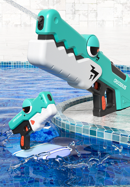 Electric crocodile continuous water gun