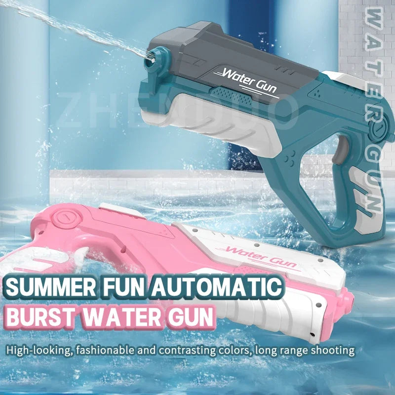 Summer Children's Electric Water Gun with Automatic Water Absorption and High Speed Continuous Fire