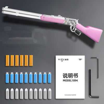 WICK Winchester M1894 Pink Foam Dart Blaster-Kublai-m1894 pink-Kublai