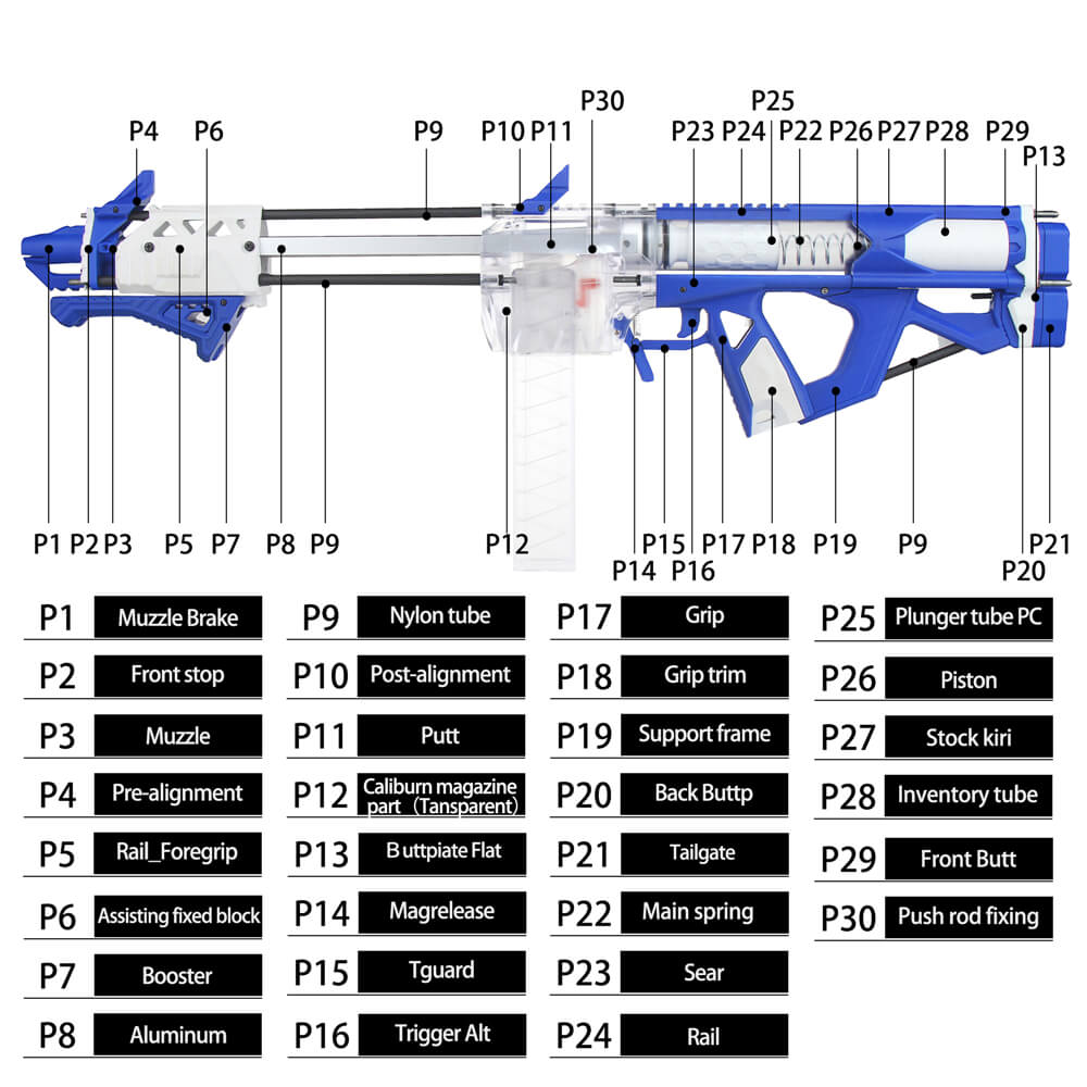 Worker Caliburn Foam Blaster-Kublai-Kublai