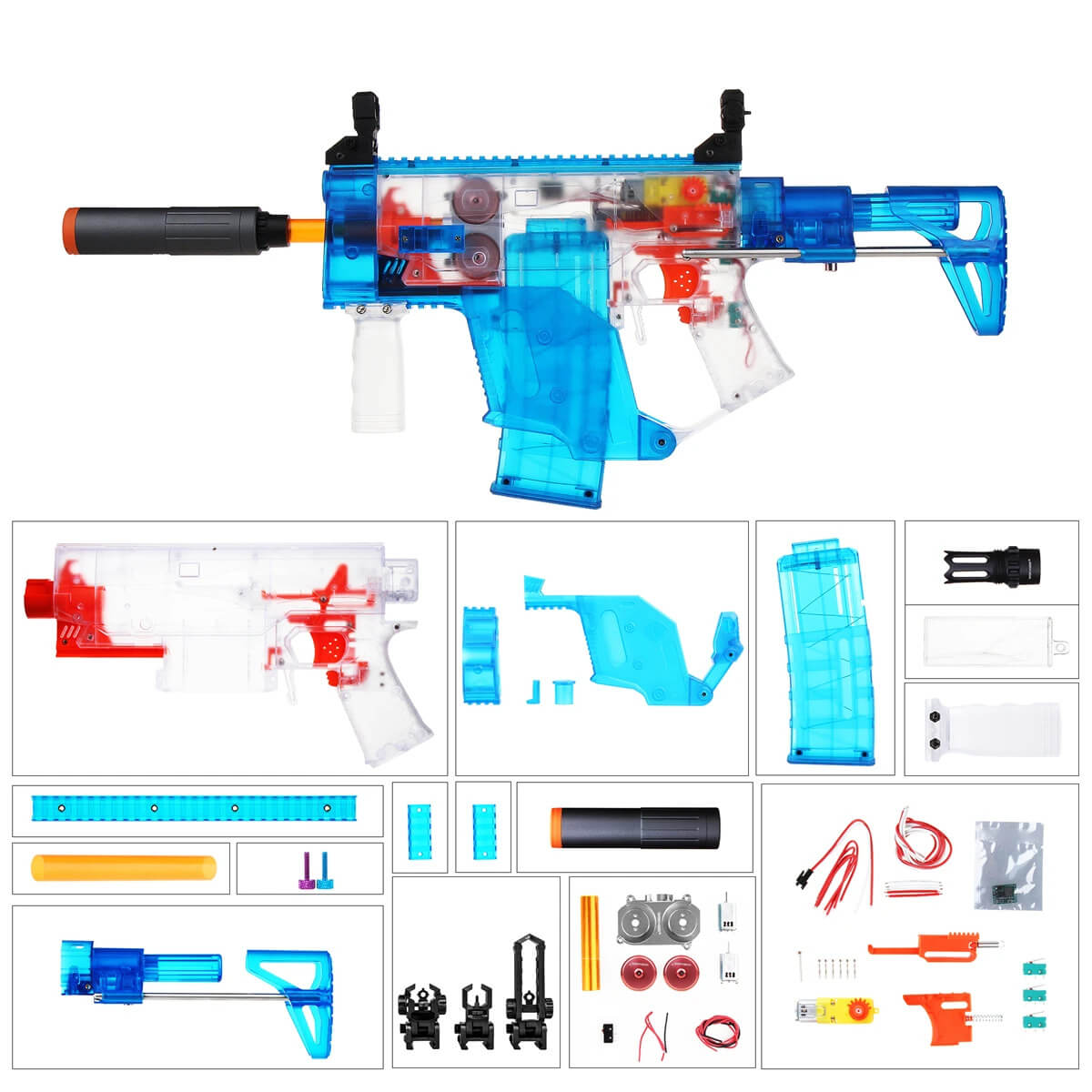 Worker Swordfish Foam Blaster Full Auto Kit-Kublai-E-Kublai