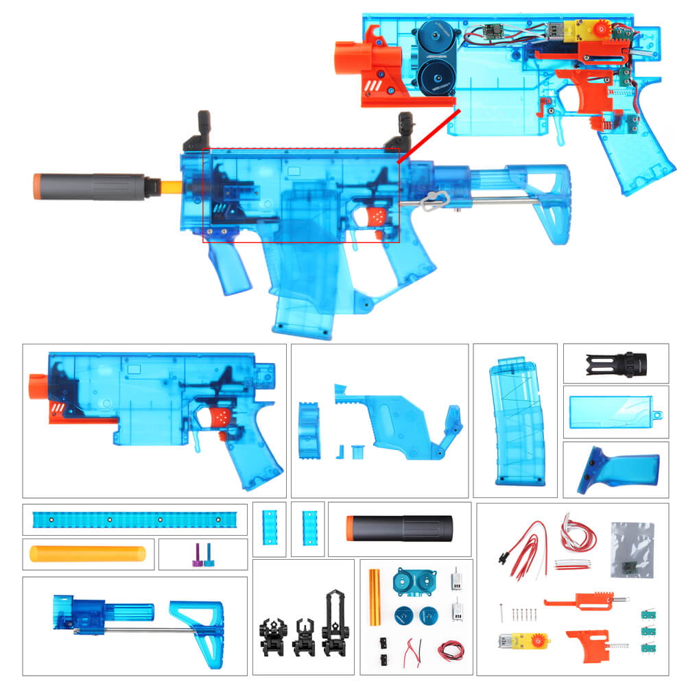 Worker Swordfish Foam Blaster Full Auto Kit-Kublai-G-Kublai