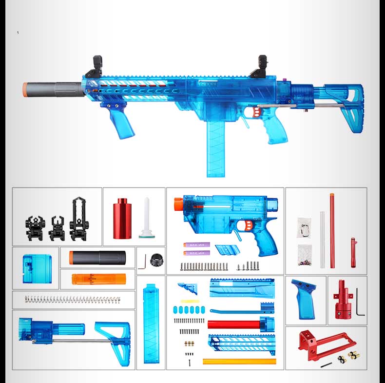 Worker Prophecy MCX Ultra Foam Dart Blaster-Kublai-blue-Kublai