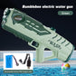 WASP Fully Automatic Water Gun 3-Nozzle Electric Toy One Click Water Injection-Biu Blaster-green-Uenel