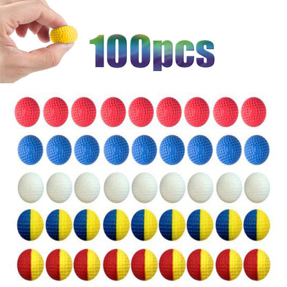 100pcs Eva Bullet NERF Blaster Accessories Zeus Apollo Ball Electric /manual Series-nerf darts-Biu Blaster- Biu Blaster