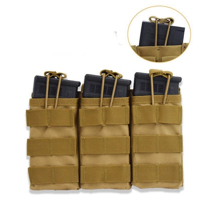 1000D Triple Nerf Mag Pouch-pouch-Biu Blaster-khaki-Biu Blaster