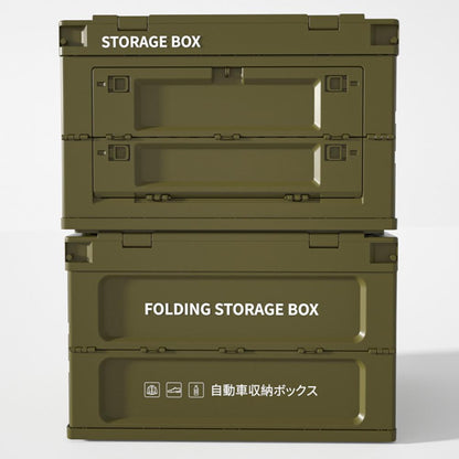 Practical Storage Box Multifunctional Trunk Organizer Sturdy Construction Camping Storage Box Thickened Folding Box Save Space-Tactical Accessories-Kublai-Kublai