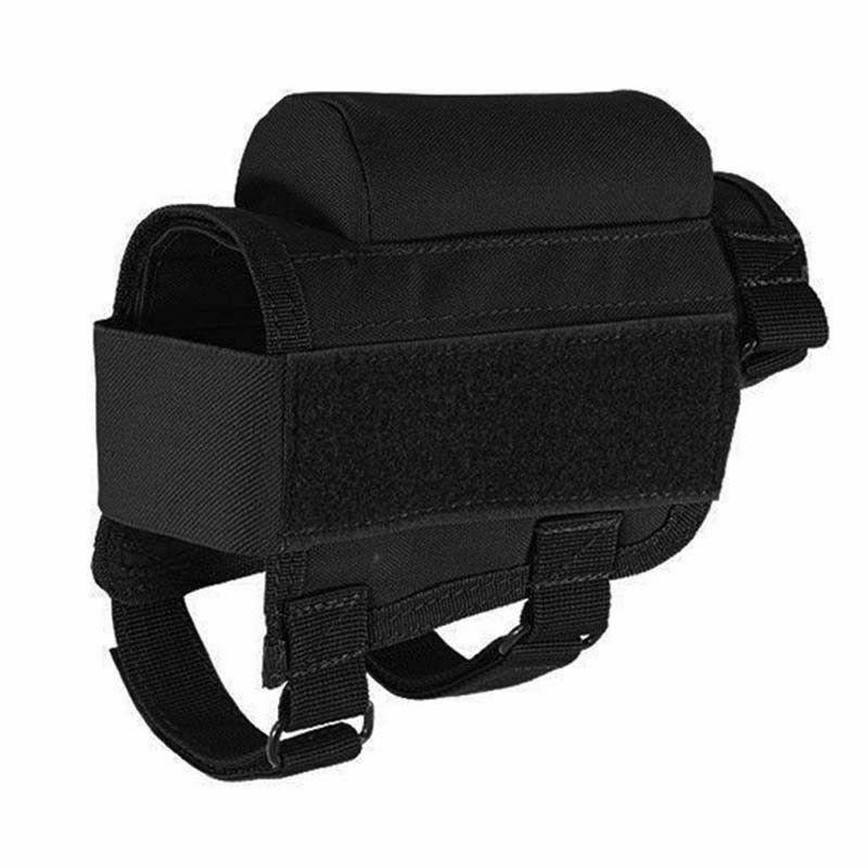 Tactical Rifle Buttstock Cheek Rest Riser Ammo Pouch Holder-Tactical Accessories-Kublai-Kublai