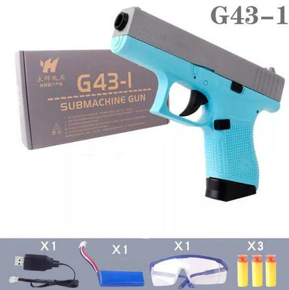 JM G43 Gel Ball Blaster 2-in-1 - Can Shoot Nerf Darts-gel blaster-Biu Blaster-g43 glock-Uenel