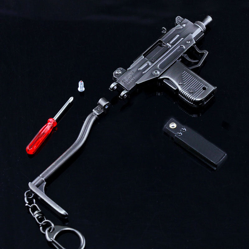 PUBG UZI Submachine Gun Keychain-Toy Gun Keychains-Kublai-Kublai