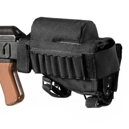 Tactical Rifle Buttstock Cheek Rest Riser Ammo Pouch Holder-Tactical Accessories-Kublai-Kublai