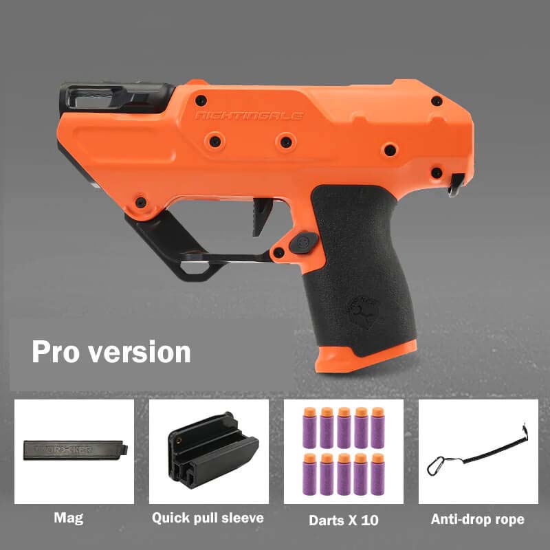 Worker Nightingale Flywheel Foam Dart Blaster-foam blaster-Biu Blaster-Pro-orange-Biu Blaster