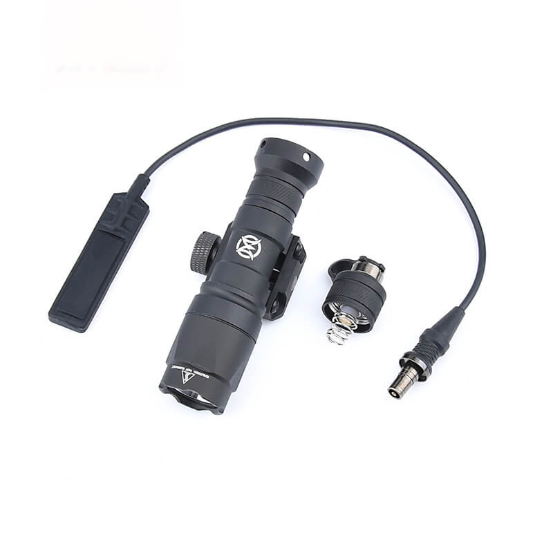 Wadsn M300A M300 Tacitcal Flashlight Mini LED Light Momentary-on Constant-on Tail-Tactical Flashlights-Kublai-black-Kublai