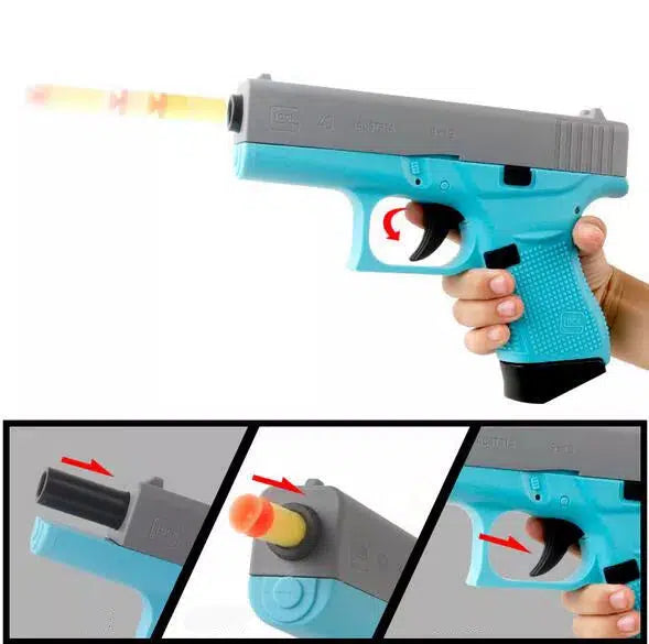 JM G43 Gel Ball Blaster 2-in-1 - Can Shoot Nerf Darts-gel blaster-Biu Blaster-Uenel