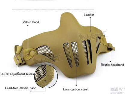 WST V1 Double-Band Scouts Half Face Mask-玩具/游戏-Biu Blaster-Biu Blaster